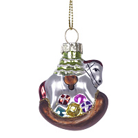 Украшение новогоднее "Лошадка-качалка", L4 W2 H6 см оптом