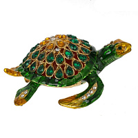 Шкатулка "Черепаха", L7,5 W6,5 H3 см оптом
