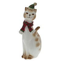 Фигурка декоративная "Кошка", L8 W5 H18 см оптом