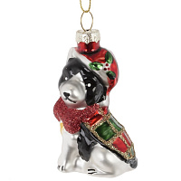 Украшение новогоднее "Собачка", L4,5 W3,5 H7,5 см оптом