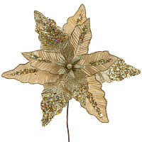 Цветок искусственный "Пуансеттия", L35 W35 H45 см оптом