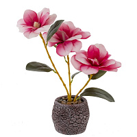 Цветочная композиция "Магнолия", L23 W18 H43 см оптом