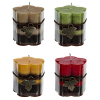 Свеча ароматическая, D 7 см, L7 W7 H7 см, 4в. оптом