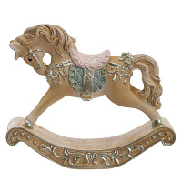 Фигурка декоративная "Лошадка-качалка", L11 W2,5 H10 см оптом