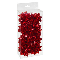 Набор из 16-ти декоративных украшений "Бант", D7,5 см, L8 W3,5 H8 см оптом