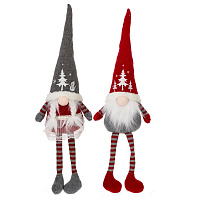 Игрушка набивная "Гном", L17 W11 H55 см, 2в. оптом