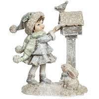 Фигурка декоративная "Девочка", L11,5 W6 H14 см оптом