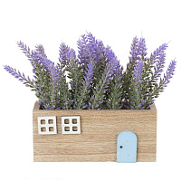 Цветочная композиция "Лаванда", L17 W6 H17,5 см оптом