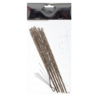 Набор из 6 шт: Изделие декоративное подвесное "Сосулька", L5 W0,7 H19 см оптом