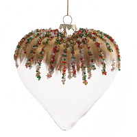 Украшение новогоднее "Сердце", L12,5 W6 H13,5 см оптом