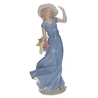 Фигурка декоративная "Девушка", L12,5 W10,5 H30,5 см оптом