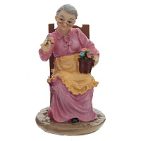Фигурка декоративная "Бабушка/Дедушка", L10 W10 H16,5 см оптом