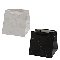 Пакет подарочный S (бумага 210г/м2, блок микс 12шт), L20 W20 H20 см, 2в. оптом