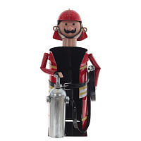 Подставка для бутылки "Пожарный", D 9 см, L14 W13,5 H19,5 см оптом