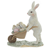 Фигурка декоративная "Заяц", L12 W5 H15 см оптом