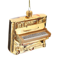 Украшение новогоднее "Пианино", L10 W5 H10 см оптом