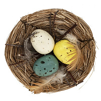 Изделие декоративное "Гнездо пасхальное", L10 W10 H3 см оптом