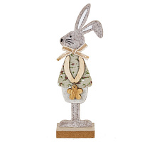 Фигурка декоративная "Заяц", L7 W4 H21 см оптом