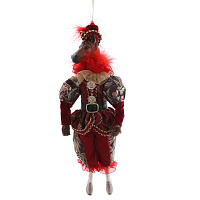 Игрушка набивная подвес "Лошадь", L13 W8 H36/23 см оптом