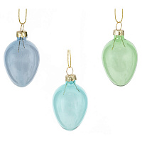 Набор из 6-ти изделий декоративных подвесных "Яйцо пасхальное" (4*5,5), D 4 см, L13 W16 H4 см оптом