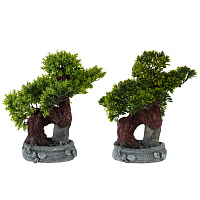 Цветочная композиция "Бонсай", L23 W21 H28 см, 2в. оптом