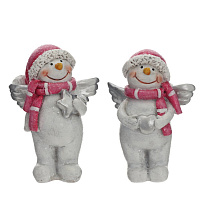 Фигурка декоративная "Снеговик", 2в., L4,5 W3,5 H6,5 оптом