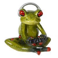 Фигурка декоративная "Лягушка", L7,5 W7 H7,5 см оптом
