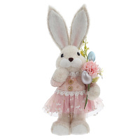 Фигурка декоративная "Зайка", L14 W10 H32 см оптом