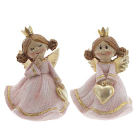 Фигурка декоративная "Ангел", L5 W4 H7,5 см, 2в. оптом