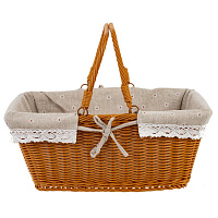 Корзина, L34,5 W24,5 H27/15 см оптом