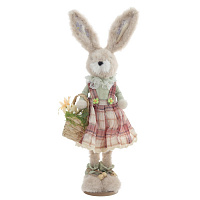 Фигурка декоративная "Зайка", L13 W10 H42 см оптом