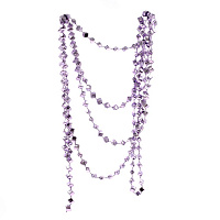 Украшение новогоднее Бусы "Ромбики", L10 м оптом