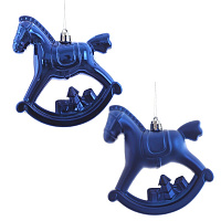 Набор из 2шт, Украшение новогоднее "Лошадка", L11 W5 H10 см оптом