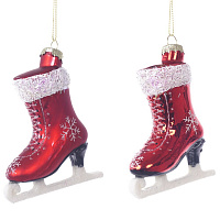 Украшение новогоднее "Коньки", L8,5 W3,5 H11 см, 2в. оптом