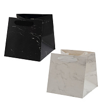 Пакет подарочный XS (бумага 210г/м2, блок микс 12шт), L15 W15 H15 см, 2в. оптом