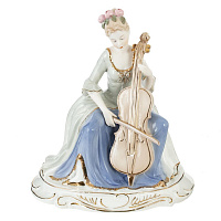 Фигурка декоративная "Девушка", L21 W19 H24 см оптом