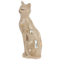 Фигурка декоративная "Кошка", L8,5 W6 H21 см оптом