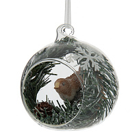 Украшение новогоднее "Шар", L8 W7 H8 см оптом