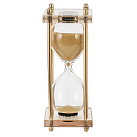 Часы песочные (15 мин.), L7,5 W7,5 H19,5 см оптом