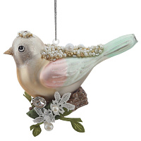 Украшение новогоднее "Птичка", L11,5 W5,5 H8,5 см оптом