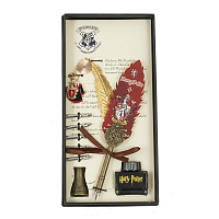 Набор подарочный: ручка перьевая, чернильница, держатель, 5 наконечников, закладка, L13 W26 H4 см оптом