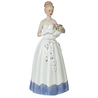 Фигурка декоративная "Девушка", L14 W10,5 H31 см оптом