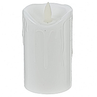 Изделие декоративное "Свеча" (подсвет, AAAх2 н/п) L6 W6 H10 см оптом