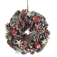 Изделие декоративное "Венок", L27 W8 H27 см оптом