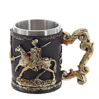 Кружка "Рыцарь на лошади", 445 мл, L15 W10 H11,5 см оптом