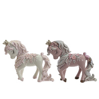 Фигурка декоративная "Лошадка", L8,5 W2,5 H7 см, 2в. оптом