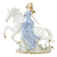 Фигурка декоративная "Девушка", L29 W10 H8,5 см оптом