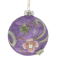 Украшение новогоднее "Шар", D 8 см, L8 W8 H8см оптом