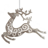 Изделие декоративное подвесное "Олень", L14 W3 H11 см, 4в. оптом