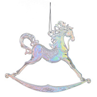 Украшение новогоднее   "Лошадка", L14,5 W1 H12 см оптом